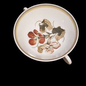 Susie Cooper Fine Bone China Soup Bowl With Handles Nasturtium Pattern  England